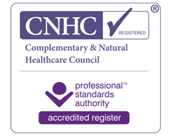 Hypnotherapist in Chester and Colwyn Bay Complementary and natural Healthcare Council logo